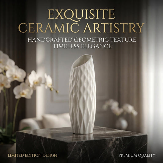 Plastic decorative vase