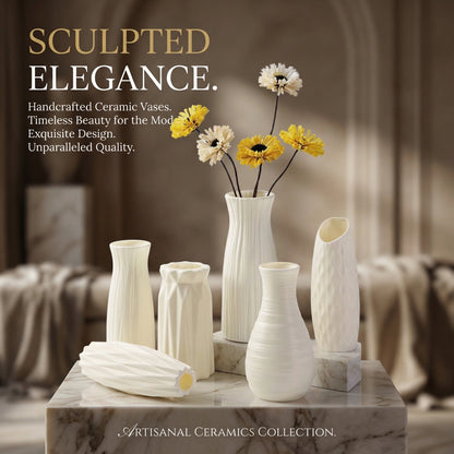 Plastic decorative vase