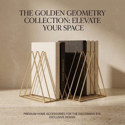 Triangular bookshelf