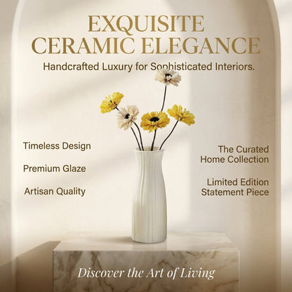 Plastic decorative vase