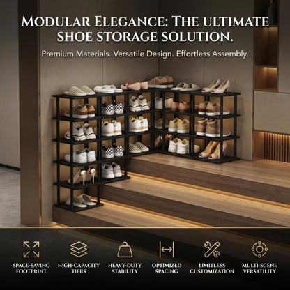Multi-functional shoe rack