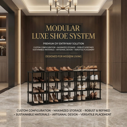 Multi-functional shoe rack